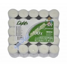 Свечи чайные Bispol, 100 шт./уп.