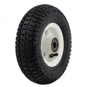 Колесо для тележки 9х3.50-4, пневматическое, 20 ось