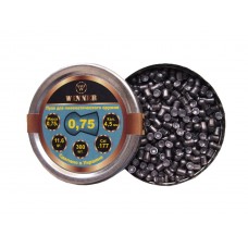 Пули для пневматики 4.5, 300 штук круглоголовые 0.75 г. Winner