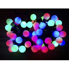 Гирлянда светодиодная Шарик 11 мм, 200 led, 11 м. цветная