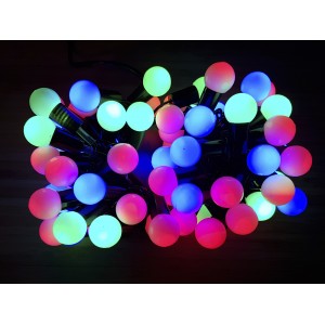 Гирлянда светодиодная Шарик 11 мм, 200 led, 11 м. цветная