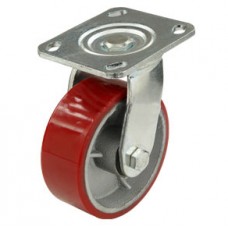 Колесо полиуретан поворотное 100 мм