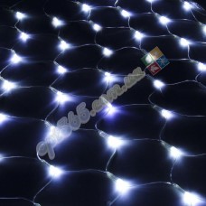 Гирлянда светодиодная Сетка (паутина), 1.5*1.5 м, 120 led, белая