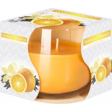 Свеча в стакане Ваниль-Апельсин Bispol