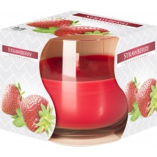 Ароматизированная свеча Клубника Bispol