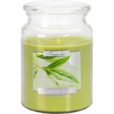 Свеча в банке Зелёный чай Bispol