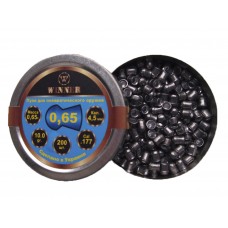 Пули круглоголовые Winner 0.65, 4.5, 200 штук