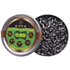 Пули круглоголовые Winner 1.03, 4.5, 250 штук