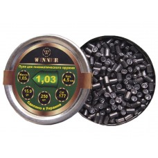 Пули остроголовые Winner 1.03, 4.5, 250 штук