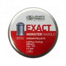Пули JSB Diabolo Exact Monster 0.87 грамма, 400 шт