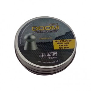 Пули Oztay Doom 1.17 грамм, 5.5 мм, 250 шт