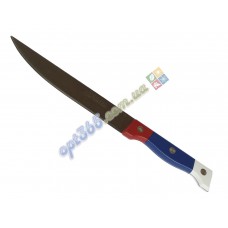 Нож кухонный, цветная ручка "Star №3" 265 мм. Китай