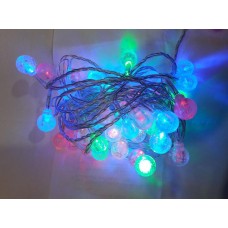 Гирлянда Шарик прозрачный, 40 LED, 5 м, черный провод