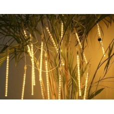 Светодиодная гирлянда Сосульки (снегопад), тепло-белая