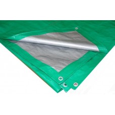 Тент укрывной 2x3 метров, 100 г/м2, серо-зеленый