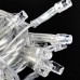 Гирлянда фиолетовая 100 LED 5 мм, на прозрачном проводе