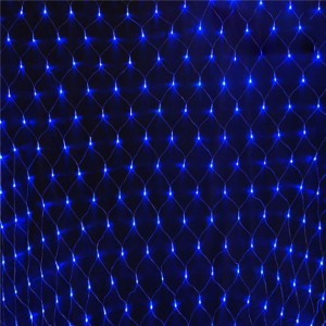Гирлянда Сетка синяя 2х2 м, 200 LED, 5 мм, черный провод
