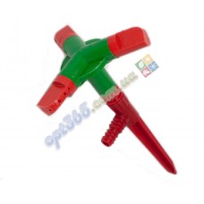 Ороситель "Вертушка", 3 хода на ножке, эконом