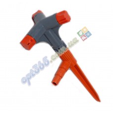 Ороситель "Вертушка", 3 хода на короткой ножке 