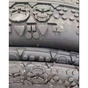 Покрышка для фитбайка 26х4.00 Череп, FAT BIKE, с камерой