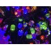 Светодиодная гирлянда Кристалл цветная 5 мм., 300 LED, черный провод