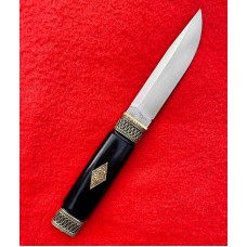 Нож охотника Норвег М, бронзовая рукоять с черным деревом