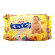 Влажные салфетки детские "Superfresh" 60 шт.