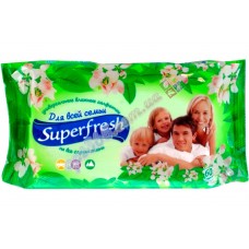 Салфетки влажные для всей семьи "Superfresh" 60 шт.
