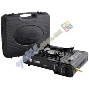 Туристическая газовая плита с переходником под баллон