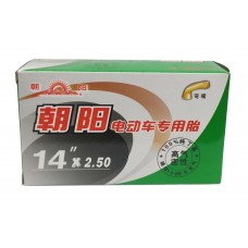 Камера для электровелосипеда 14x2.50 Chaoyang, TR-87, угловой вентиль