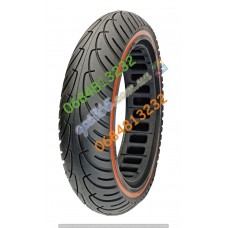 Покрышка литая 10х2.50, Внутренняя перфорация Дорожка Red strip