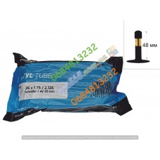 Камера на велосипед 26x1.95, 26x2.125, (54-559), (56-559) Deli Tire, A/V 48 mm