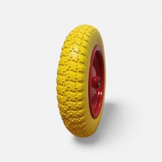 Колесо 3.00-8 (340 мм диаметр), пенополиуретановое, 16 ось